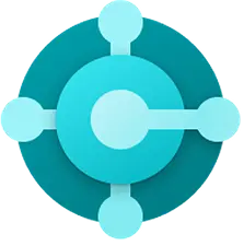 Microsoft Dynamics 365 Business Central logo with interconnected nodes.